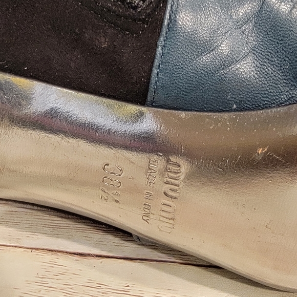 Miu Miu blue & black sock boots - Picture 9 of 15